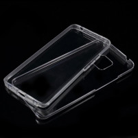Луксозен ултра тънък Поли-Карбонов комплект предна и задна част със силиконова ТПУ рамка 360° Body Guard за Huawei Mate 20 Pro LYA-L29 кристално прозрачен